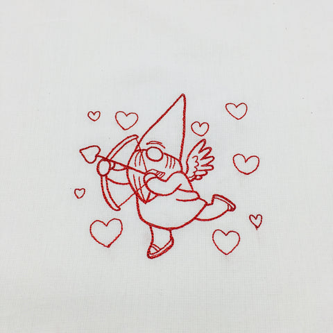 Dish Towel - Gnome Cupid
