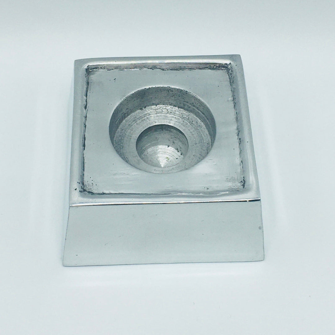 Square Aluminum Candle Holder