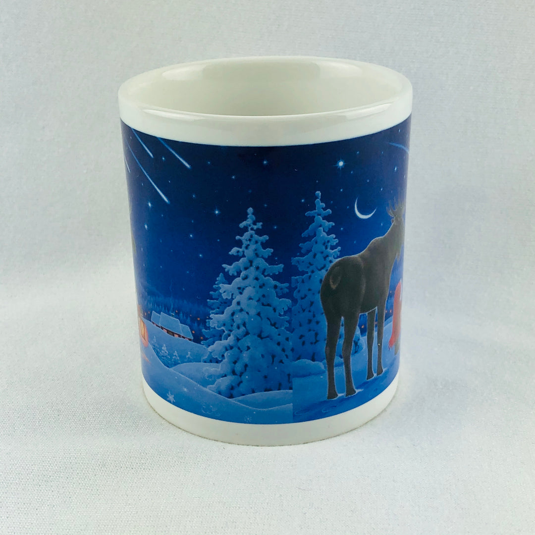 Eva Melhuish Tomte & Moose coffee mug