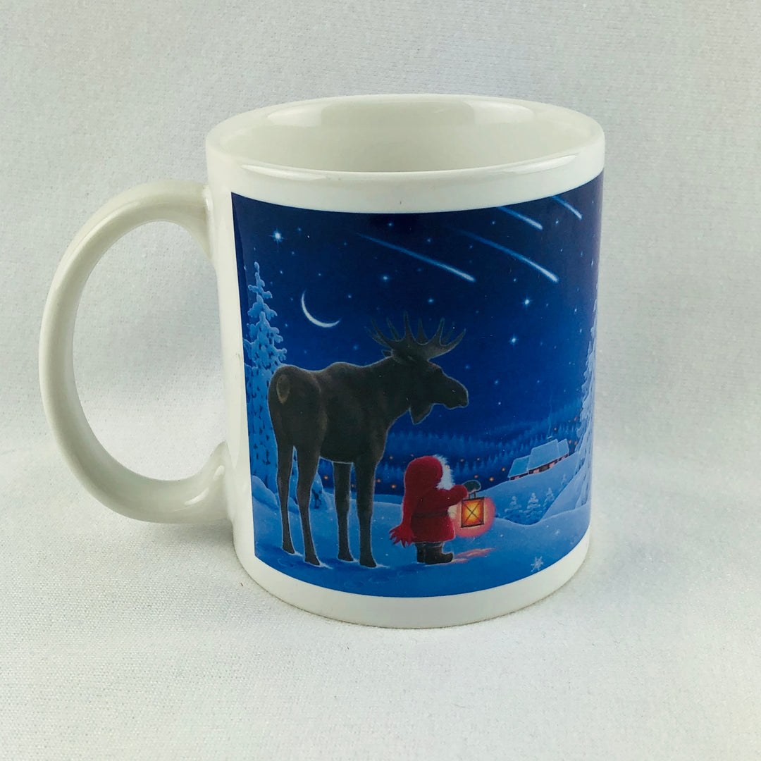 Eva Melhuish Tomte & Moose coffee mug