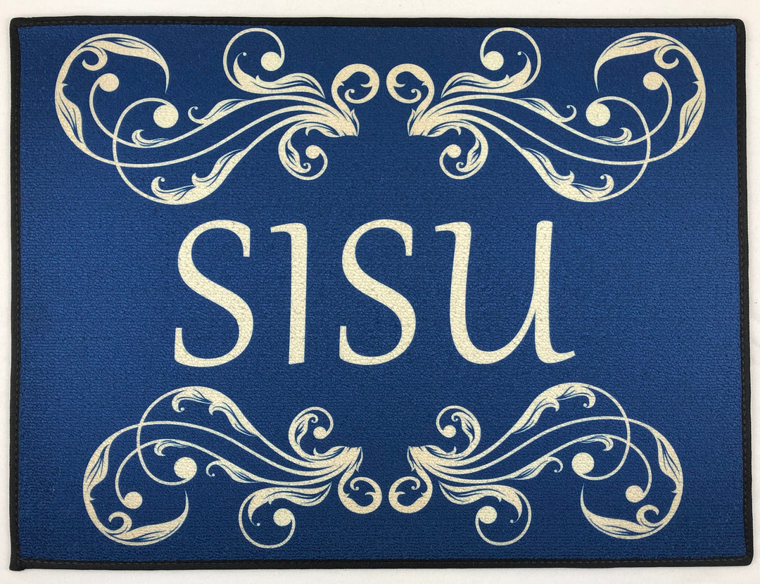 Sisu scroll rug