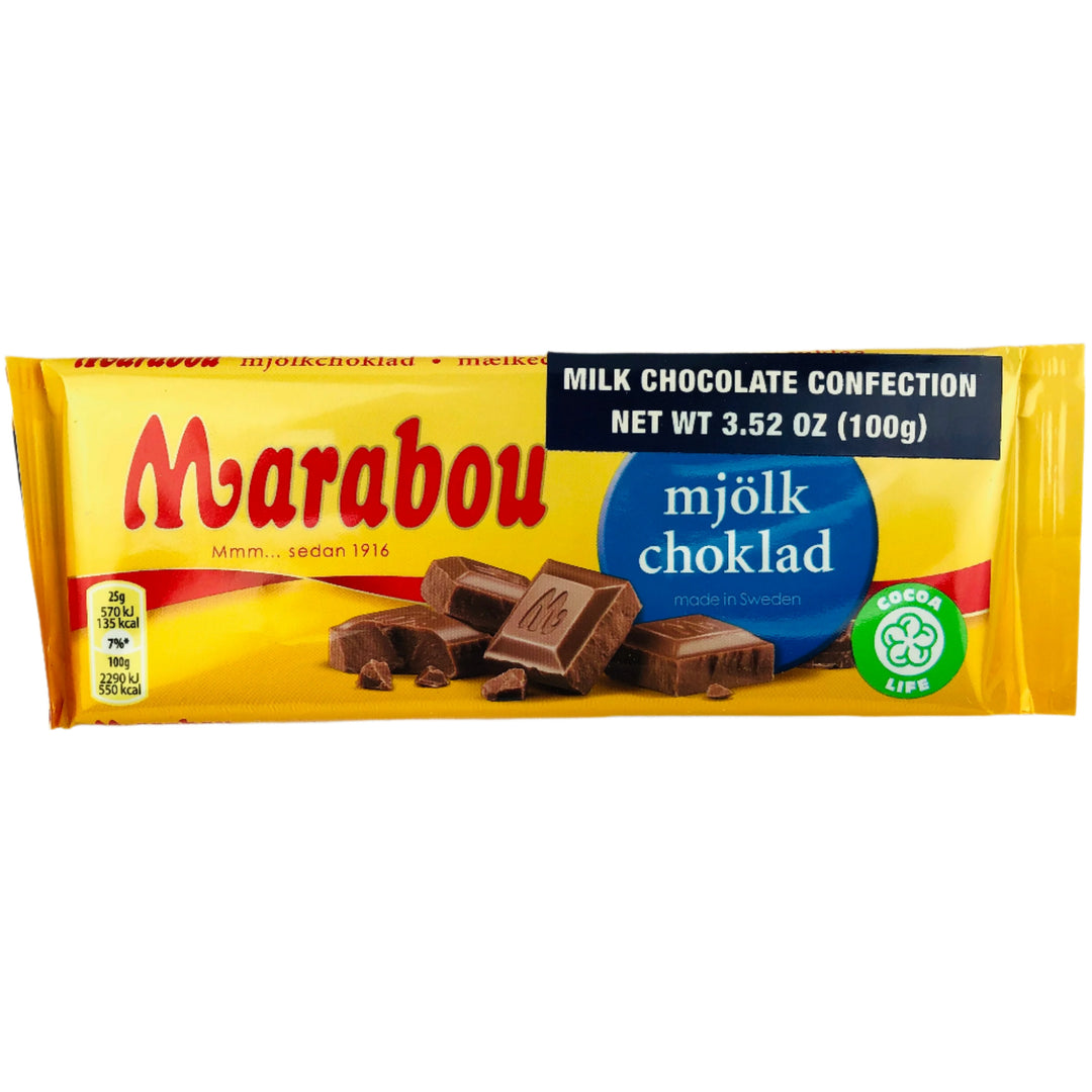 Marabou milk chocolate bar 3.52oz