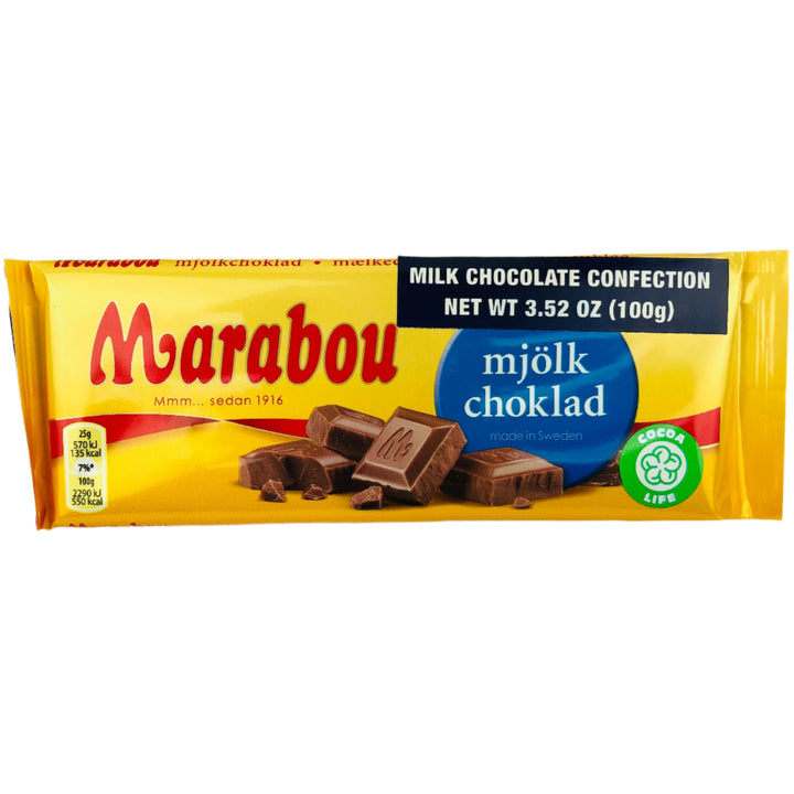 Marabou milk chocolate bar 3.52oz