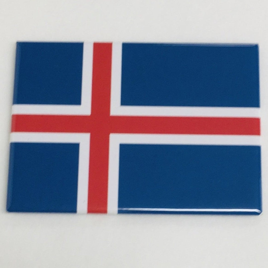 Rectangle Magnet, Iceland Flag