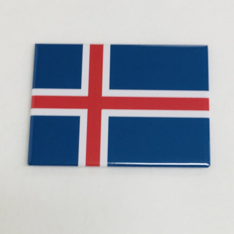 Rectangle Magnet, Iceland Flag