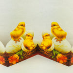 Cutout Easter chicks