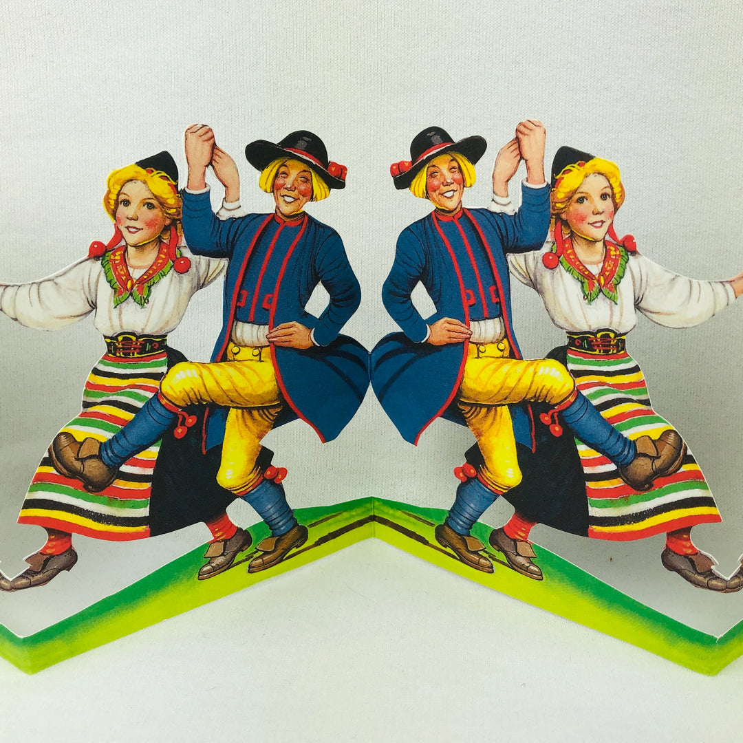 Cutout Rättvik dancers by Helge Artelius