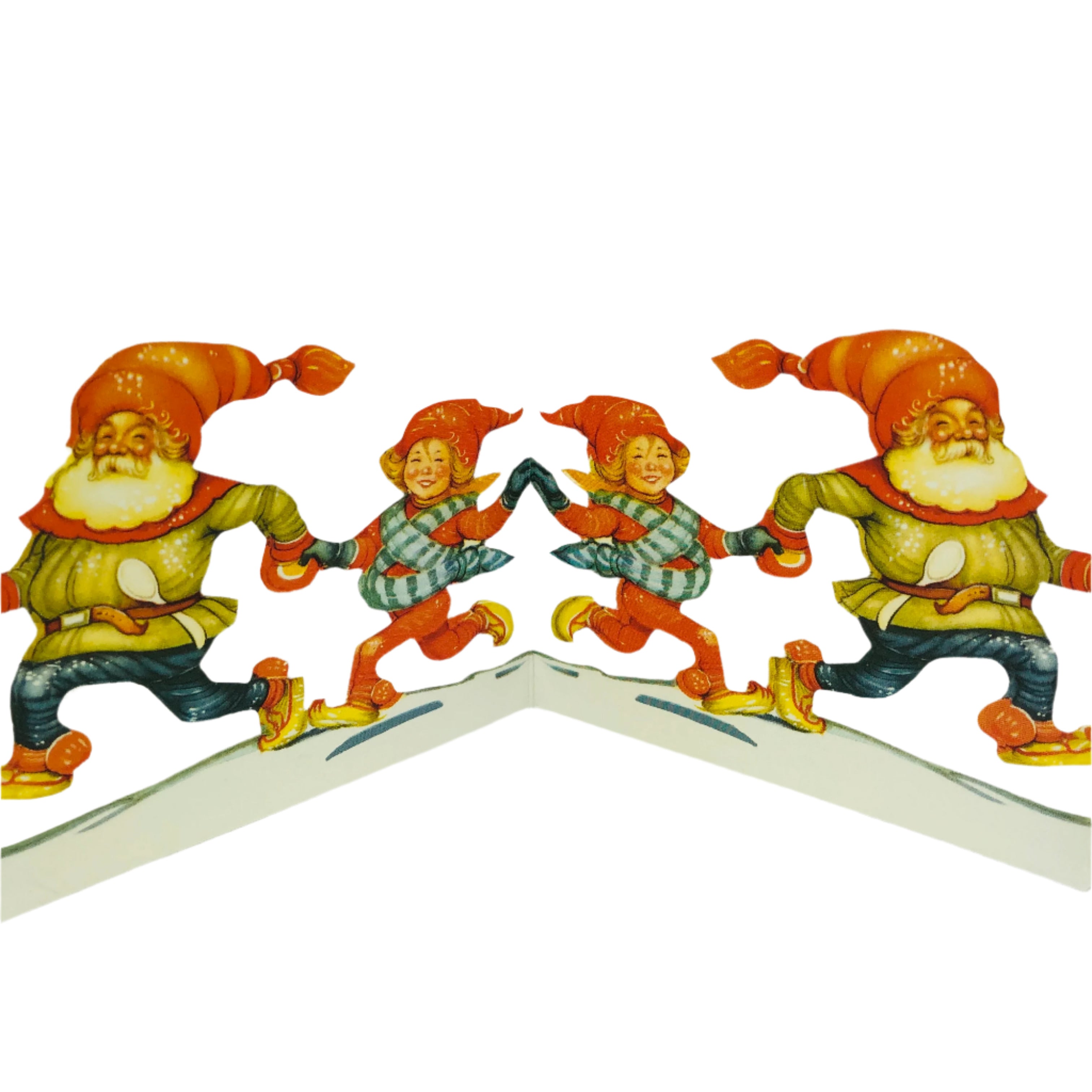 Cutout Running tomte by Helge Artelius – Gift Chalet