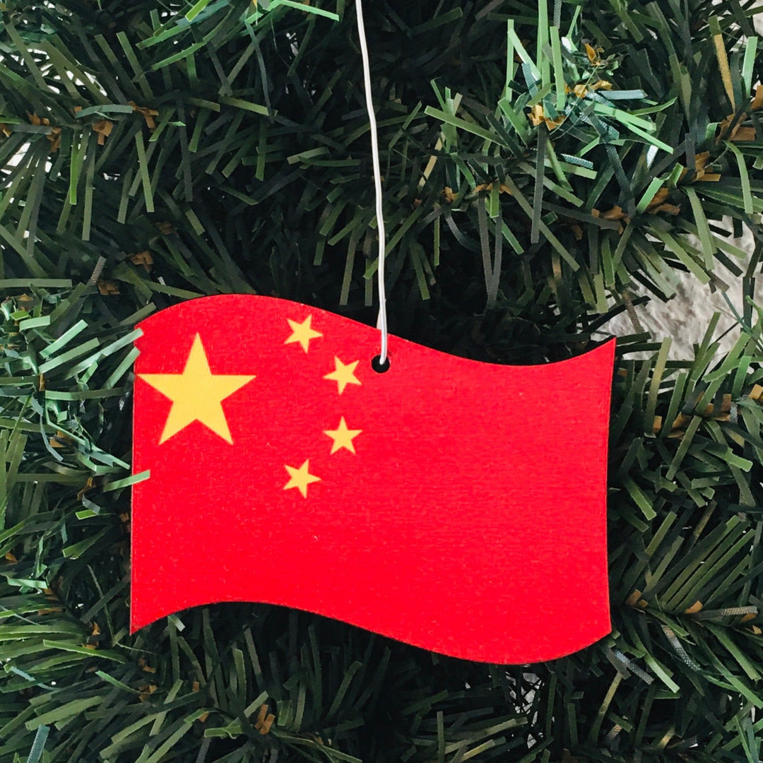 China Flag Ornament