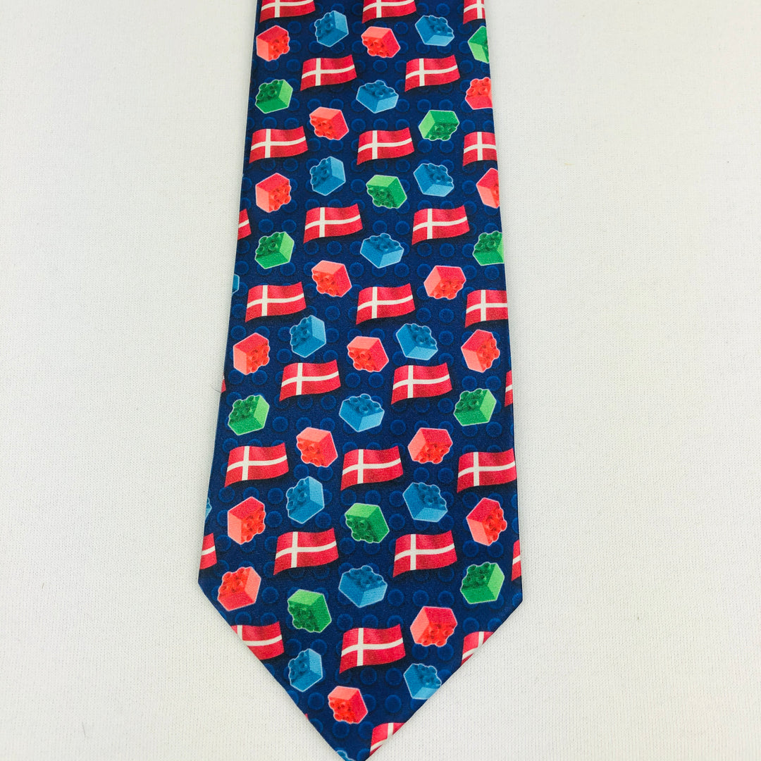 Denmark flags & Blocks Necktie