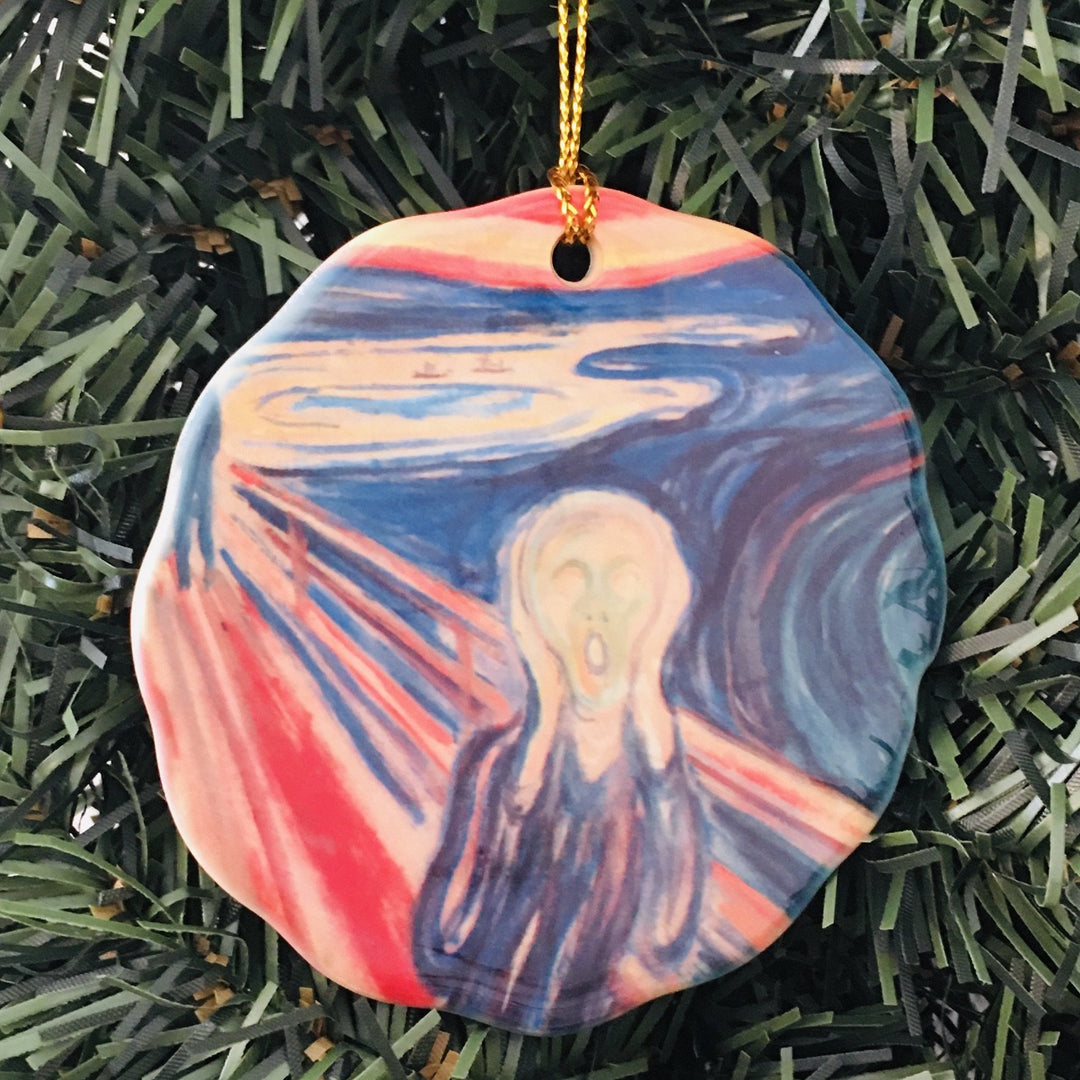 Ceramic Ornament, The Scream