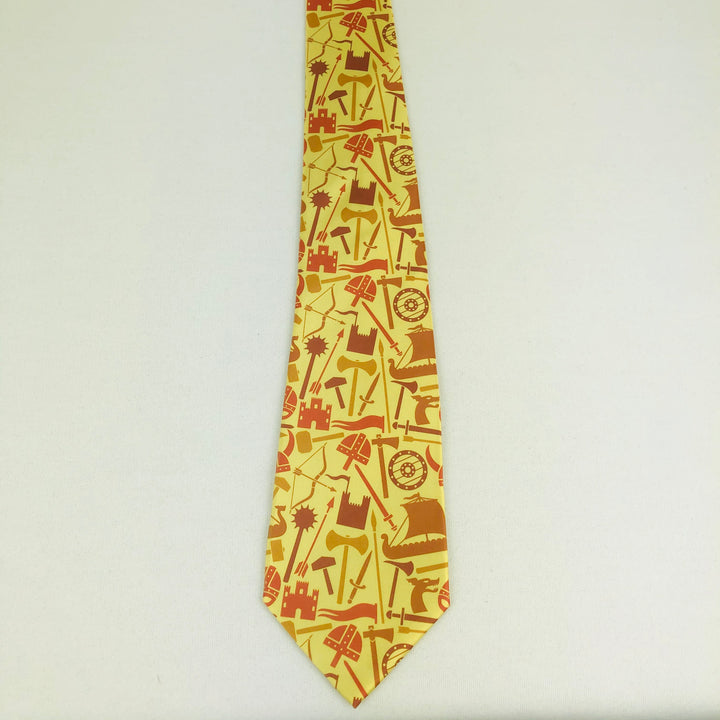 Viking ships & weapons Necktie