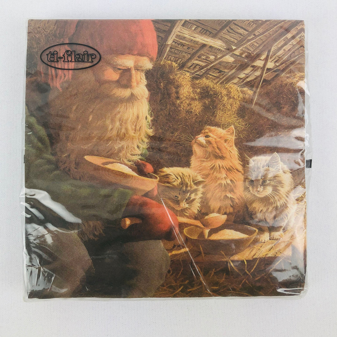 Jan Bergerlind Tomte & cats paper napkins