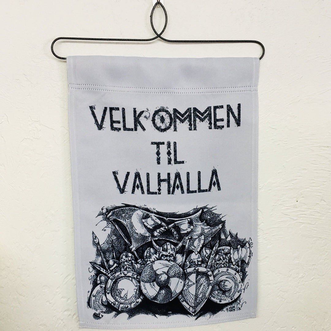 Velkommen til Valhalla garden flag