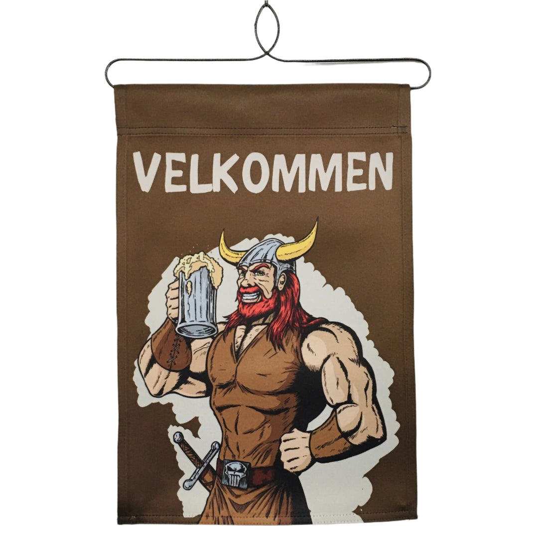 Velkommen Viking garden flag