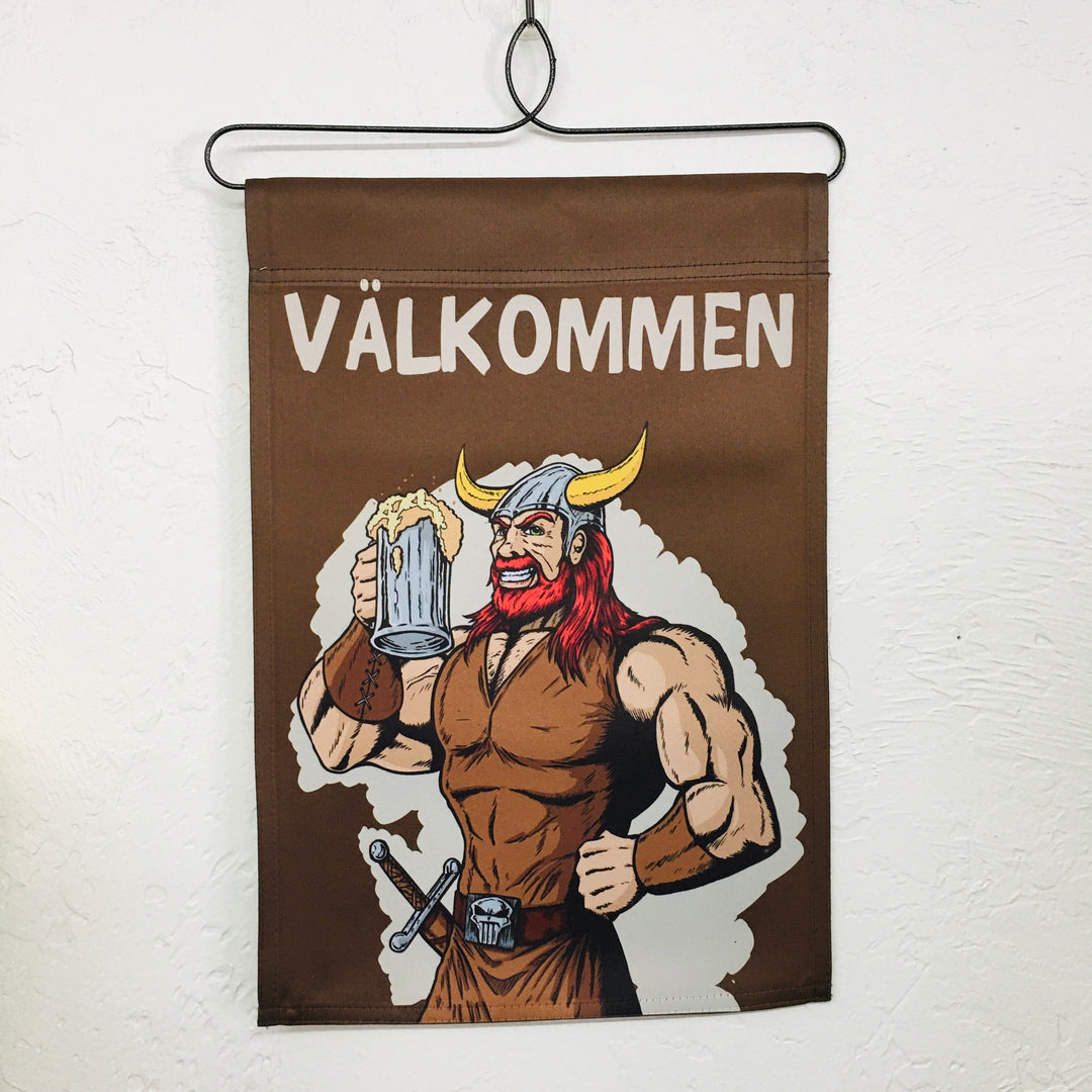 Välkommen Viking garden flag