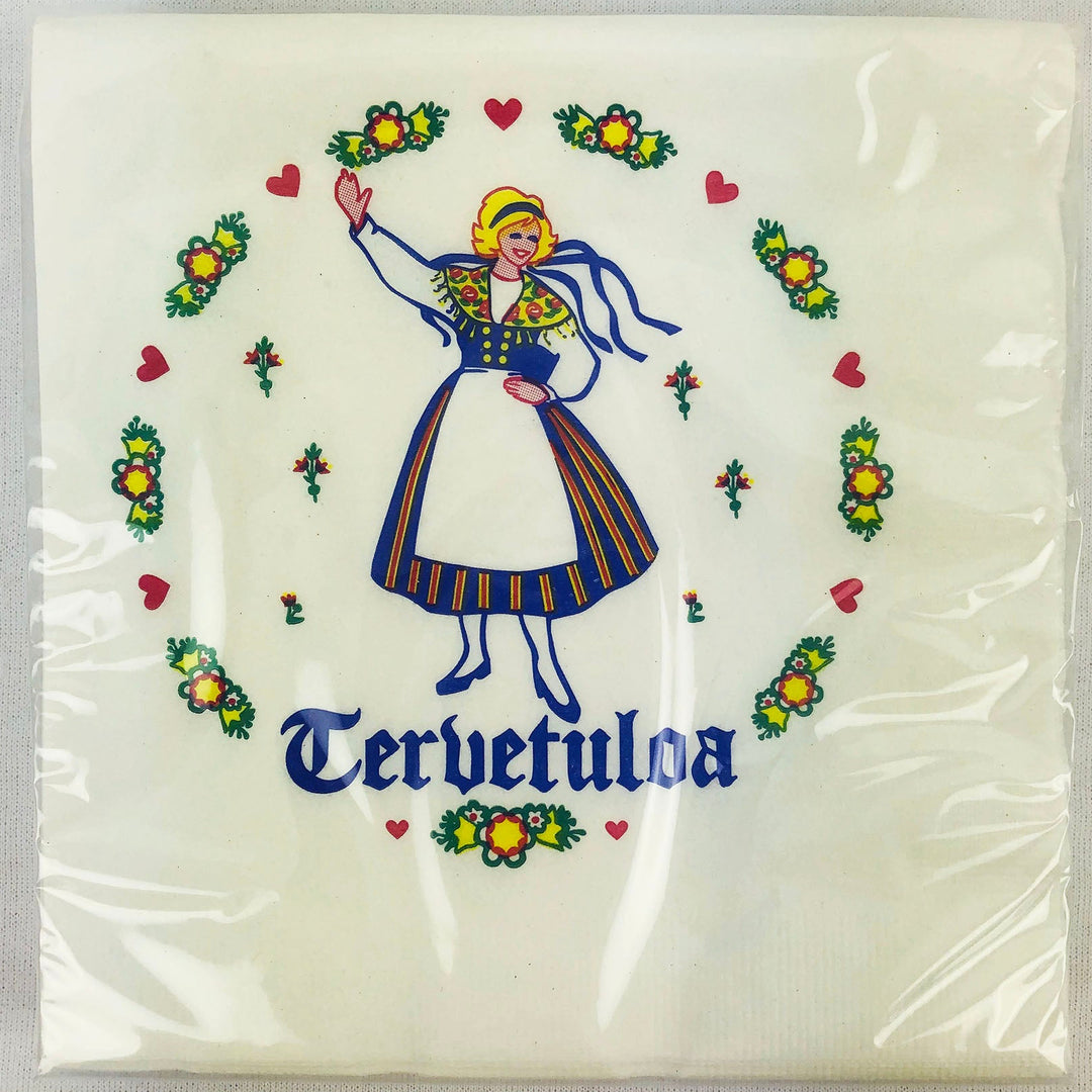 Tervetuloa paper napkins