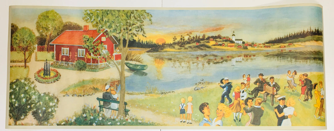 Dancers at the Lake poster