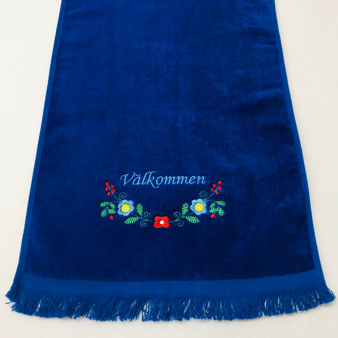 Finger tip towel - Välkommen flowers