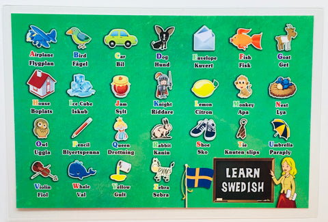Learn Swedish Placemat