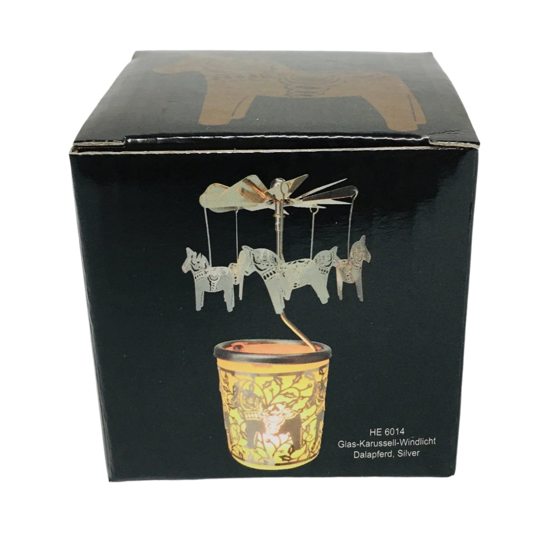 Dala Horse Carousel Votive