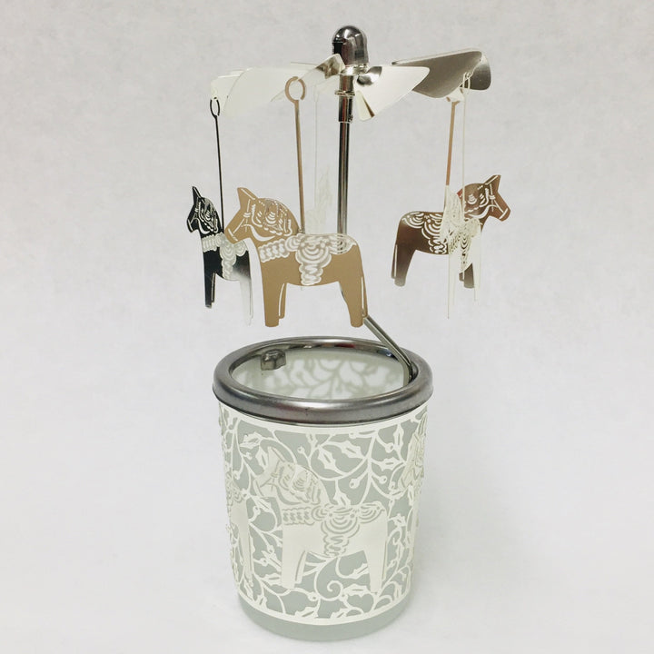 Dala Horse Carousel Votive