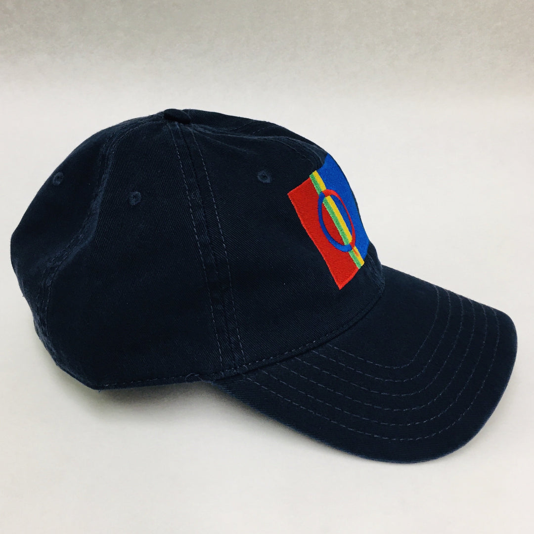 Sami Lappland flag navy baseball cap