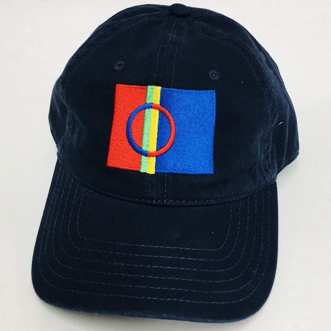 Sami Lappland flag navy baseball cap