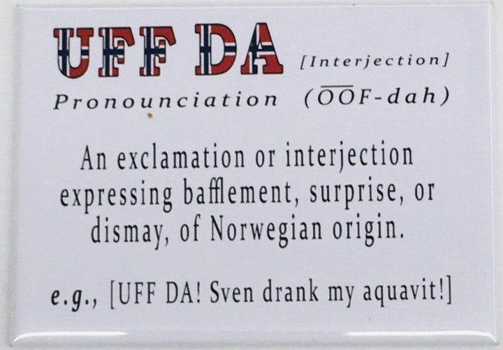 Rectangle Magnet, Uff da Definition
