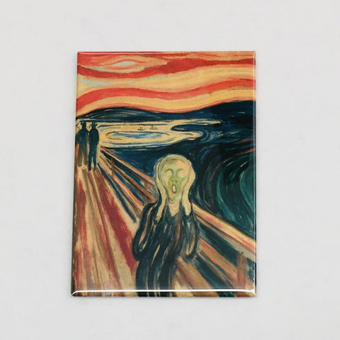 Rectangle Magnet, Edvard Munch artwork The Scream
