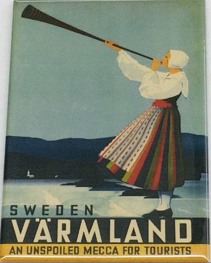 Rectangle Magnet, Sweden Värmland