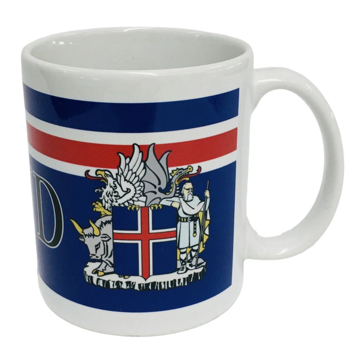 Iceland Flag & Crest coffee mug