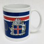 Iceland Flag & Crest coffee mug