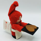 Swedish Tomte Boy with Heart Cookie