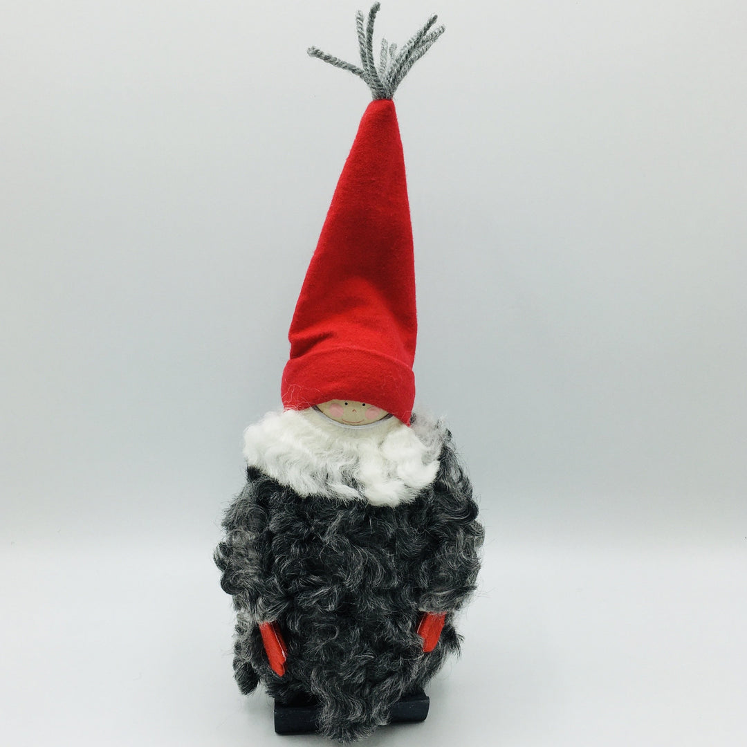 Swedish Tomte Man with Sheepskin Coat