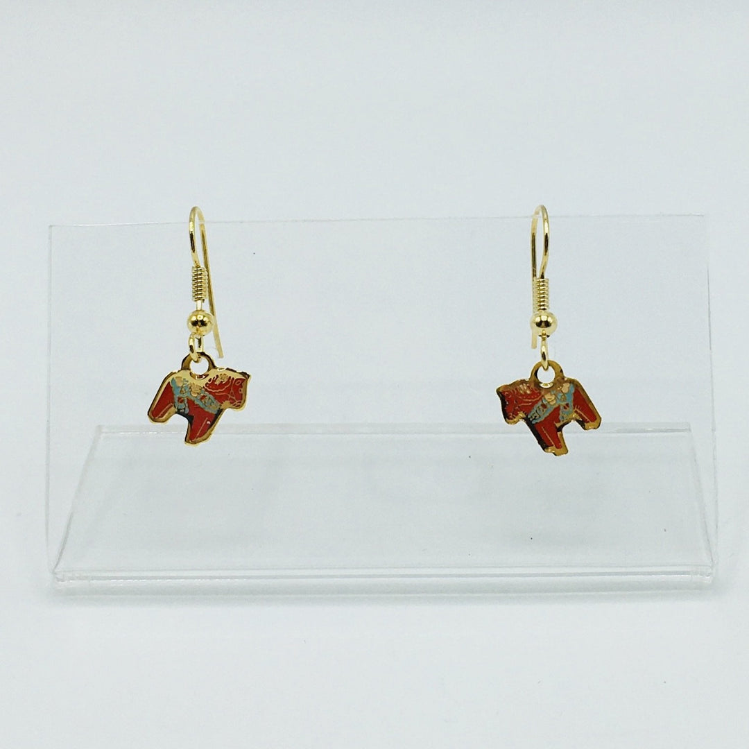 Dala Horse Earrings - Red Post or Hooks