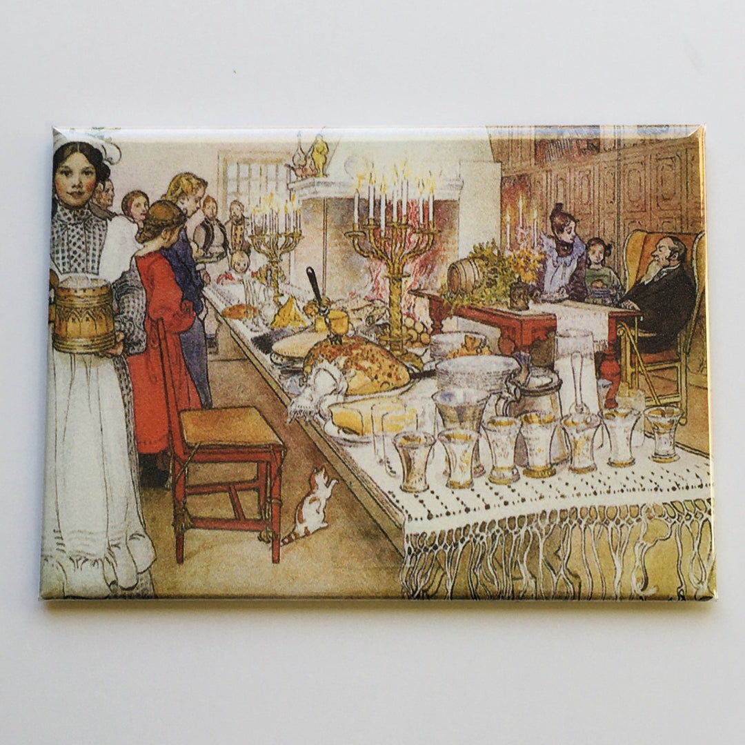 Rectangle Magnet, Carl Larsson Smorgasbord Table