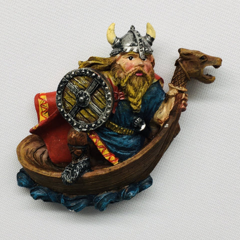Viking in Ship Magnet