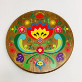 Wooden Cutting Board - Folk Art