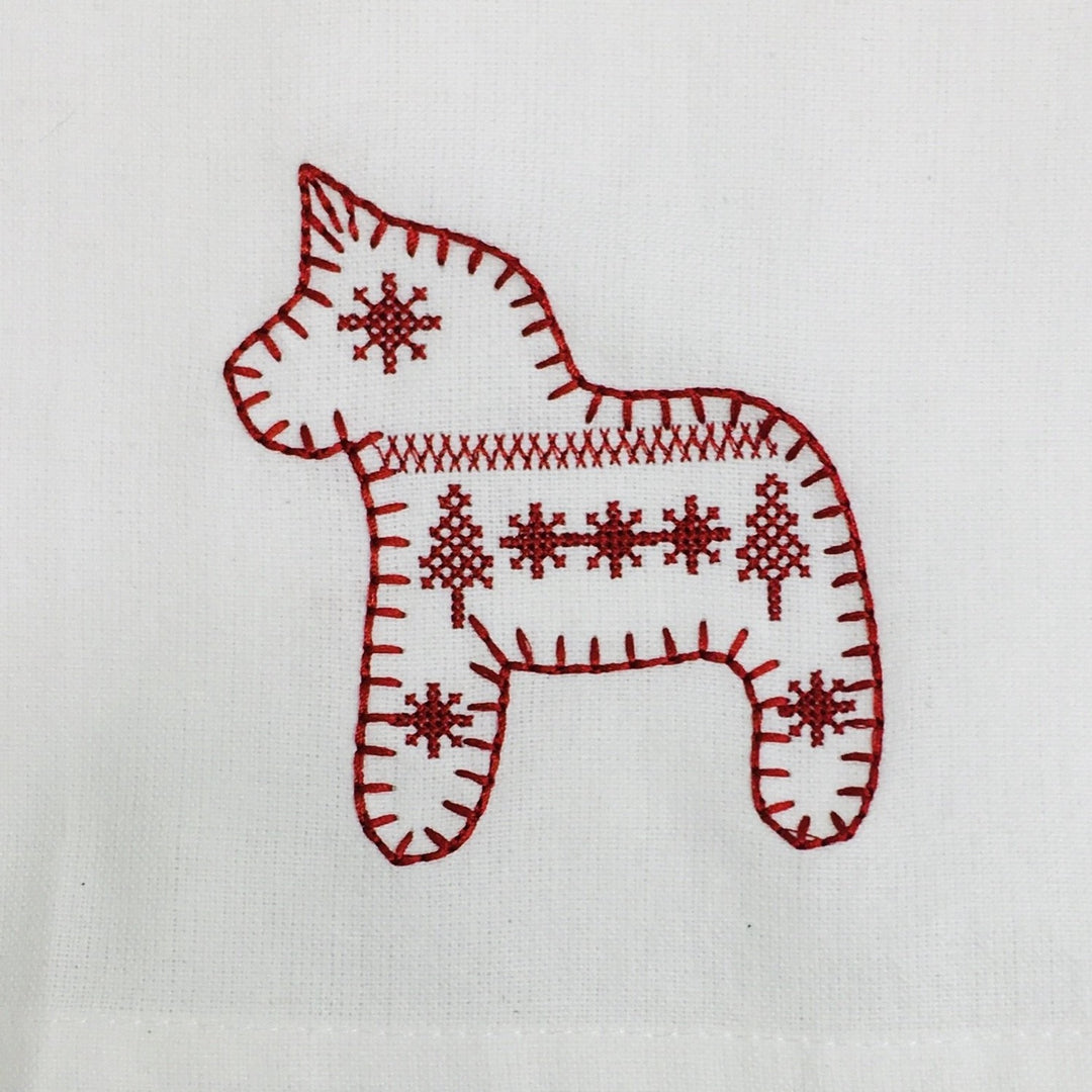 Dish Towel - Dala Horse