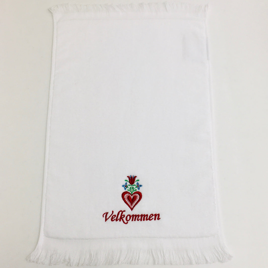 Finger tip towel - Velkommen Tulip & Heart