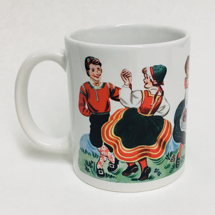 Norwegian Dancers coffee mug