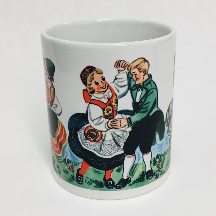 Norwegian Dancers coffee mug