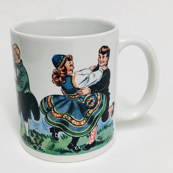 Norwegian Dancers coffee mug