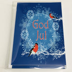 Boxed cards, God Jul birds