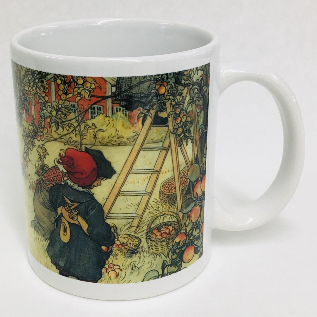 Carl Larsson Apple Harvest coffee mug