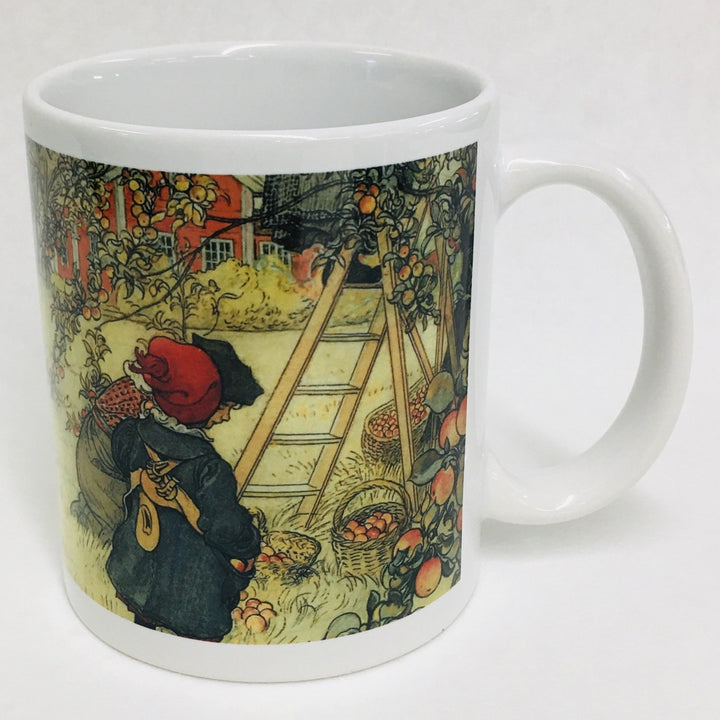 Carl Larsson Apple Harvest coffee mug