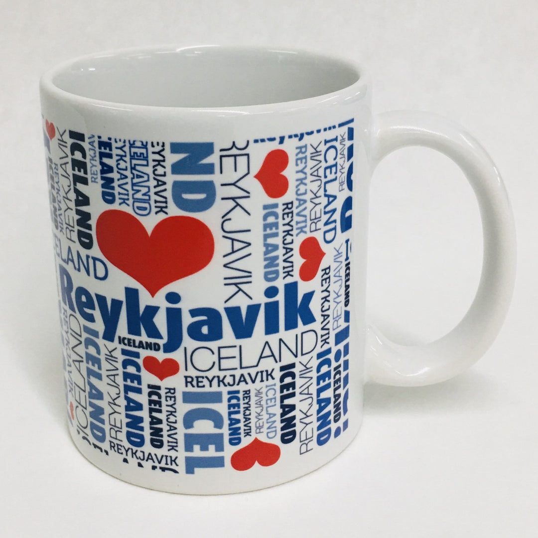 Love Reykjavik coffee mug