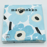 Marimekko Unikko turquoise poppy paper napkins