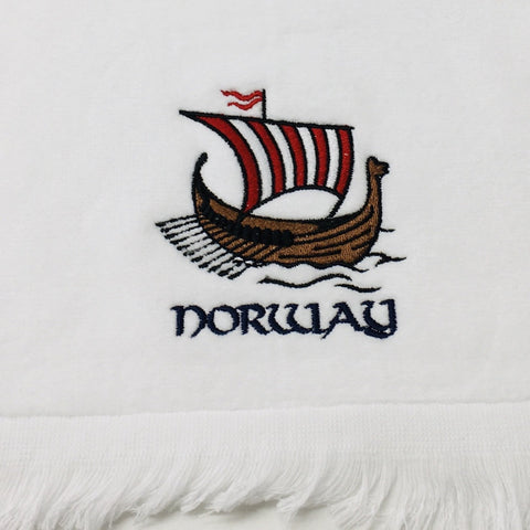 Finger tip towel - Norway Viking Ship
